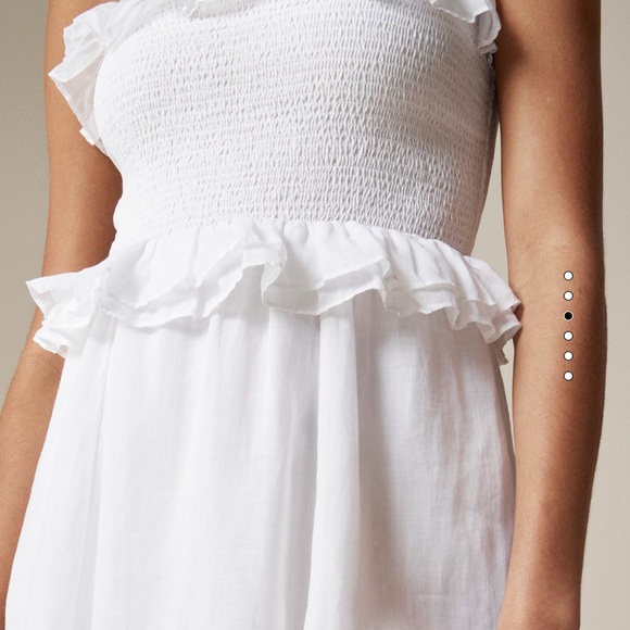 J. Crew White Ruffle Maxi Dress - Picture 4 of 6